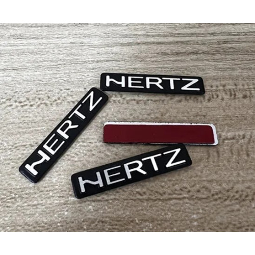 Hertz Guitar Speaker Decal Metal M121-1 Hertz Guitar Speaker Decal Metal M121-1